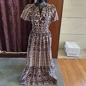 Maeve Patterned Maxi Dress
